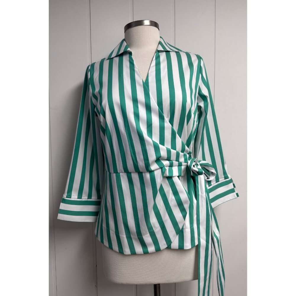 Salina Stripe Tie Top